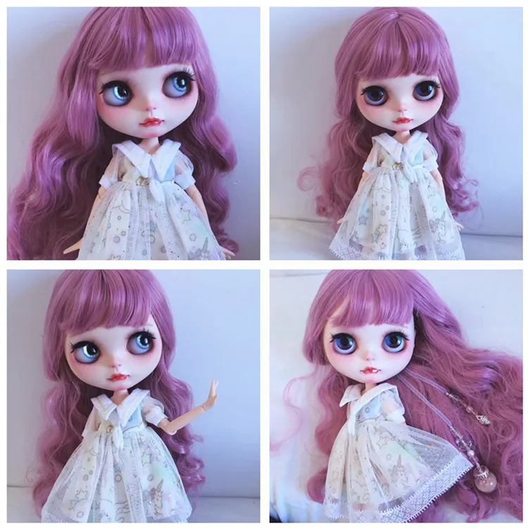 [NBL063] Новинка 11," Кукла Blyth# глубокий розовый длинные волосы BJD NeoBlythe кукла большая голова кукла подходит макияж кукла