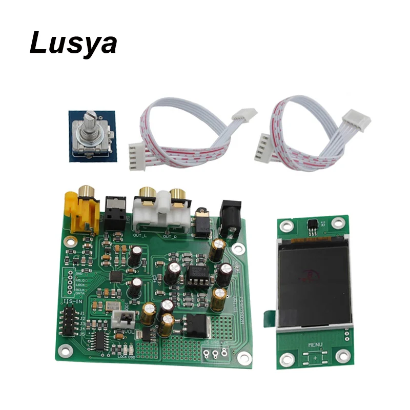 

ES9038 Q2M DAC DSD Decoder Support IIS DSD 384KHz Coaxial Fiber DOP For HIFI Audio Amplifier Board with OLED G4-009
