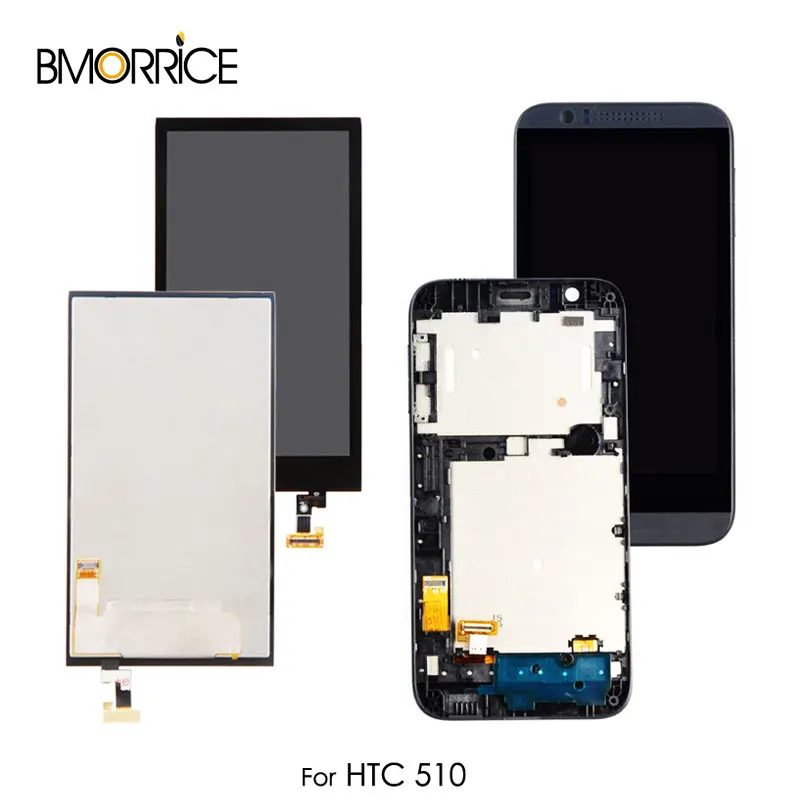 

LCD Display For HTC Desire 510 D510 Touch Screen Digitizer Sensor Glass Panel Assembly with/no Frame Original Black