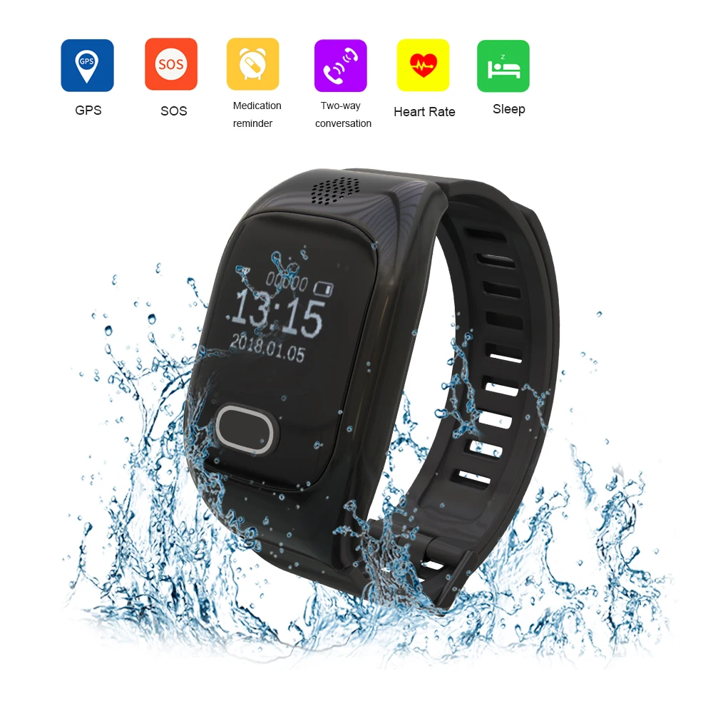 

Smart Watch H12 Elderly Kids Smart Watches Phone GSM SOS Anti-lost Gps+Wifi+LBS Tracking watch for iphone Android Phones Old Men