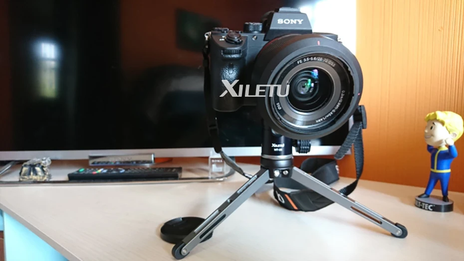 XILETU MT26+ XT15 алюминиевый сплав Настольный кронштейн Мини Настольный Штатив с шаровой головкой для DSLR камеры беззеркальной камеры смартфона