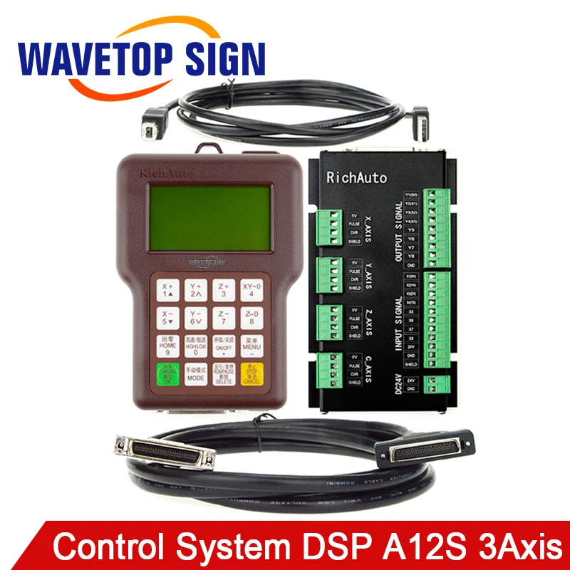 

RichAuto A12 CNC plasma controller DSP A12S A12E USB cnc control system English version