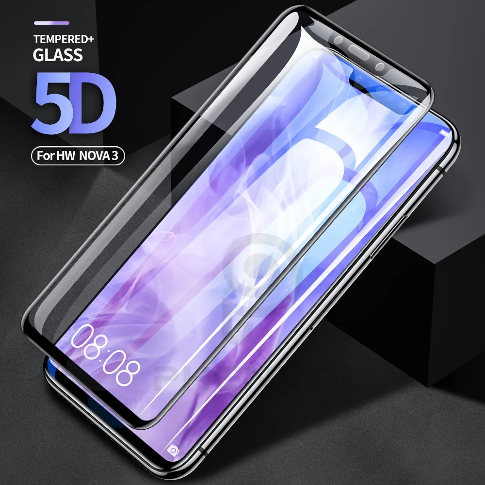 5D стекло для huawei Nova 3 3i Защитная пленка для экрана для huawei P Smart Plus Nova 3 Защитная стекло