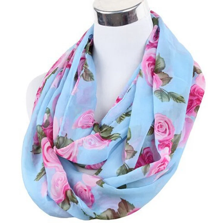 Plain Chiffon Scarf in Sky Blue How to dress: summer scarves but for the best part of a decade we have been living in a world in which the summer scarf is a reality, not just a strange fashion industry construct.