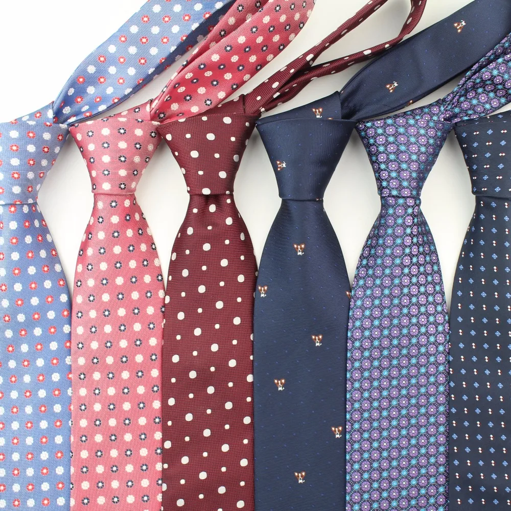 

Formal Standard Size Necktie Groom Gentleman Ties Men Design Party Polyester Gravata Slim Arrow 8cm Silk Tie