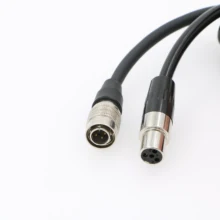 Алвин, кабели TVLogic VFM Мощность кабель HR 4 Pin типа «папа» к Mini XLR 4 контактный разъем