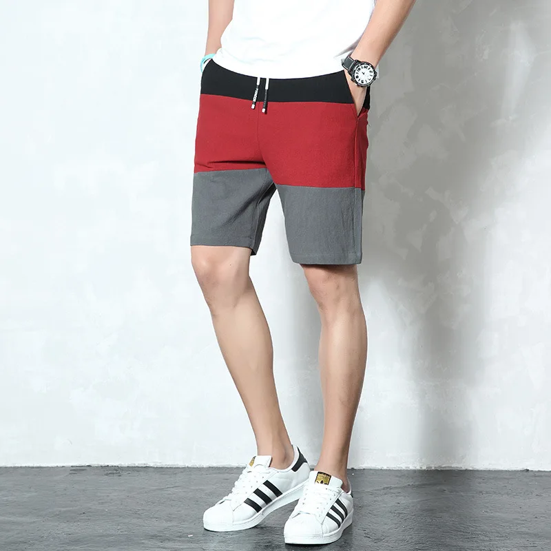 Fashion Summer Cargo Shorts Men Cotton Joggers Casual Short Home Pockets Sport Patchwork Plus Size Mid Red Loose Street Wear 4XL Fashion Summer Cargo Shorts Men Cotton Joggers Casual Short Home Pockets Sport Patchwork Plus Size Mid Red Loose Street Wear 4XL