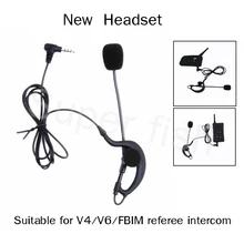 Vnetphone шлем гарнитуры и тренер рефери bluetooth гарнитуры наушники для V4/V6/fbim наушники судья микрофон
