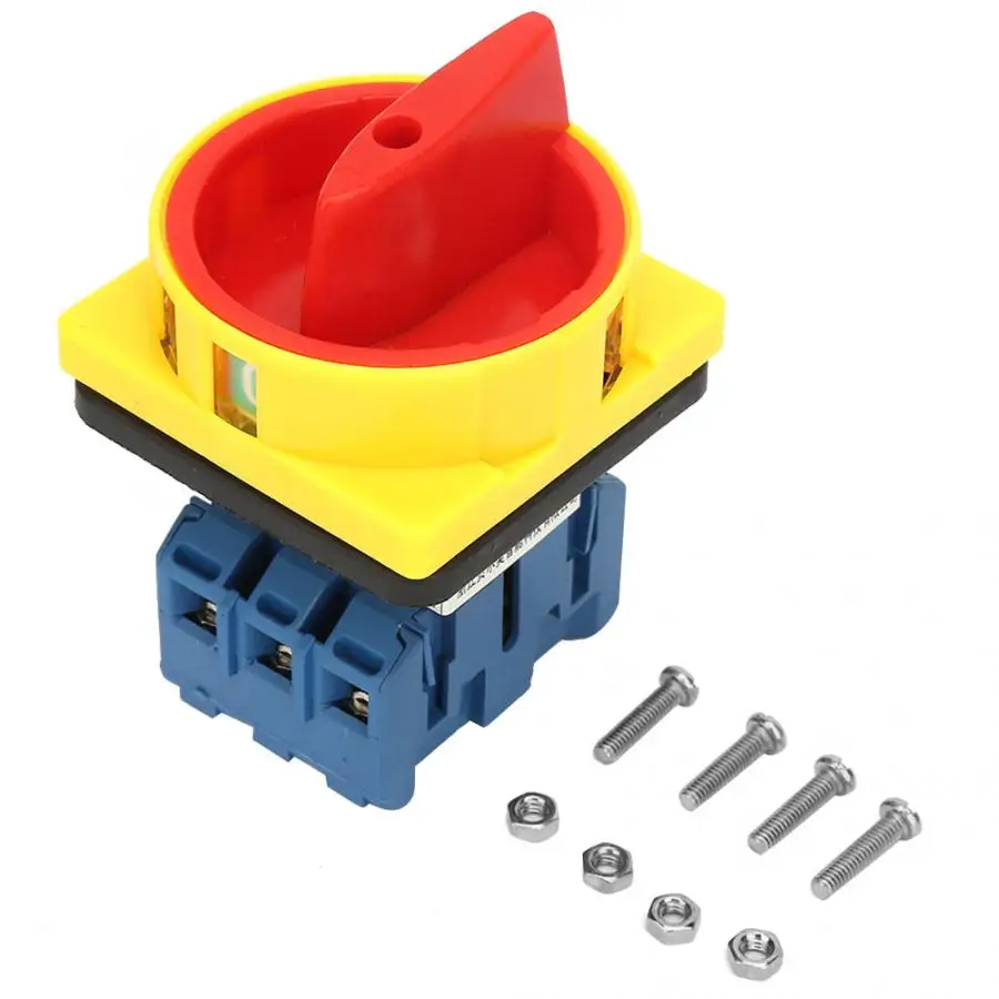 

25A/32A Load Circuit Breaker Switch 3-Pole 2-Position Rotary Cam On-Off Power Switch