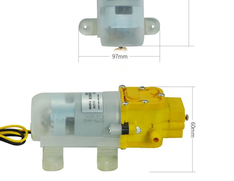 Kamoer KLP40 серия Micro милые мембранный Водяной насос 12 V, 4000 мл/мин