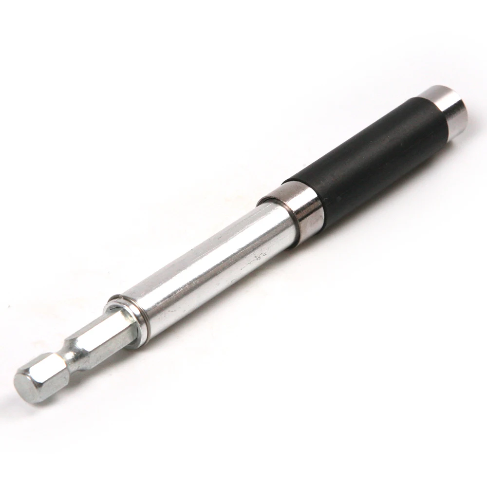 

1Pcs 80-120mm Telescopic Connecting Adapter 1/4 Hexagonal Screw Handle Joint Sleeve Extension Connected Shank Rod Drill Bit Tool
