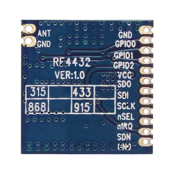 2 шт./лот RF4432 недорогой 1 км 433 МГц GFSK / FSK модуль Встроенный Si4432 rf беспроводной