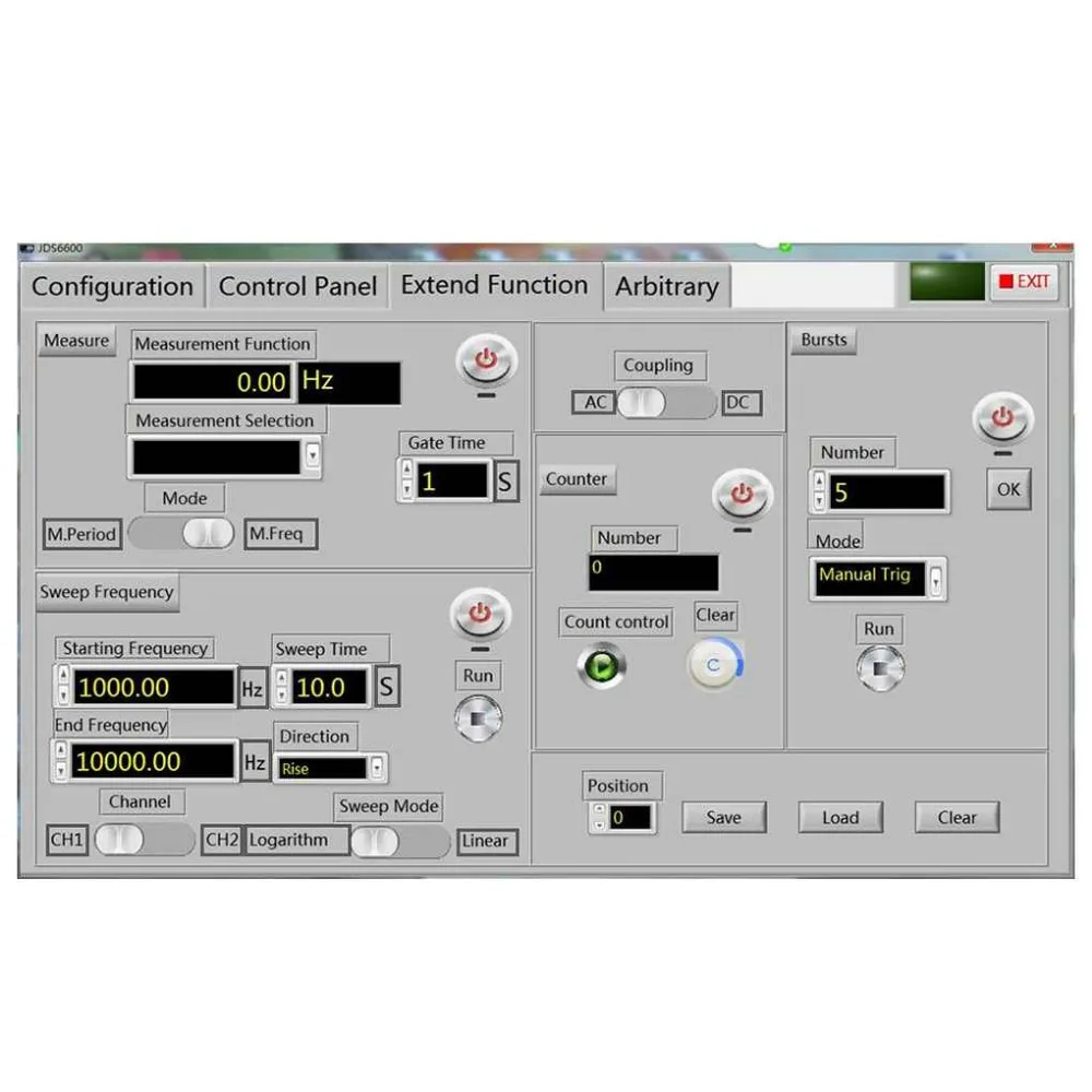 DDS функция генератор сигналов 50 мГц произвольной формы импульсный генератор частотомер ЕС 80-230 В