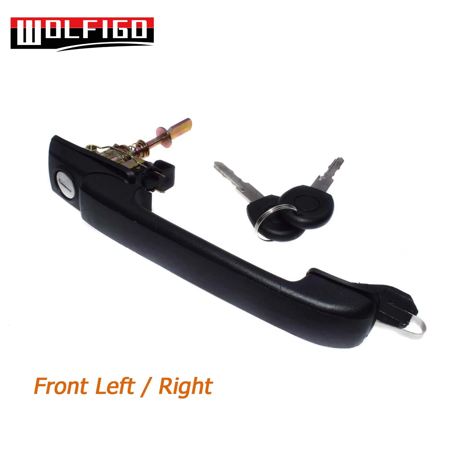 NEW Fit VW Exterior Door Handle with keys Front Left Right 1H0837207B,1H0837207C