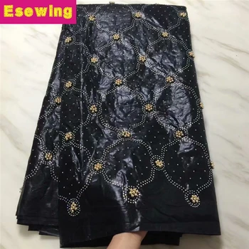 

bazin riche getzner african lace dress for woman 2018 ankara fabric with beads and stones jacquard fabric 5yards Jacquard Lace