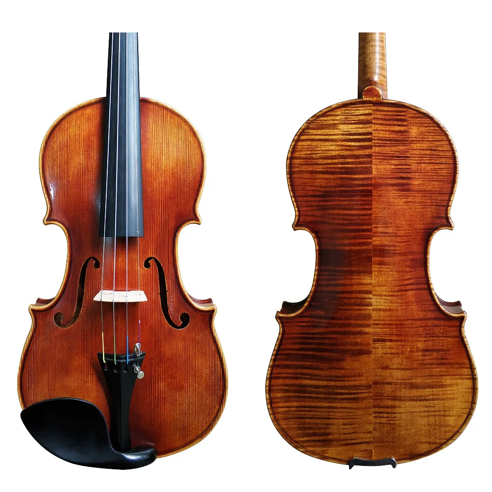 Копия Stradivarius 1715 ручной FPVN03 скрипки+ углеродного волокна лук пены чехол