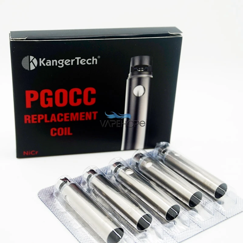 100% Authentic Kangertech Pangu Tanks Coil Replacement PGOCC Coils Head SS316L 0.5ohm Nicr 1.5ohm 5pcs/lot | Электроника