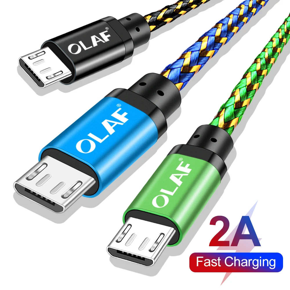 أولاف النايلون المصغّر USB كابل 1 m 2 m 3 m سريع شحن مزامنة بيانات الهاتف المحمول الروبوت USB كابل الشاحن ل xiaomi سامسونج هواوي LG أولاف النايلون المصغّر USB كابل 1 m 2 m 3 m سريع شحن مزامنة بيانات الهاتف المحمول الروبوت USB كابل الشاحن ل xiaomi سامسونج هواوي LG