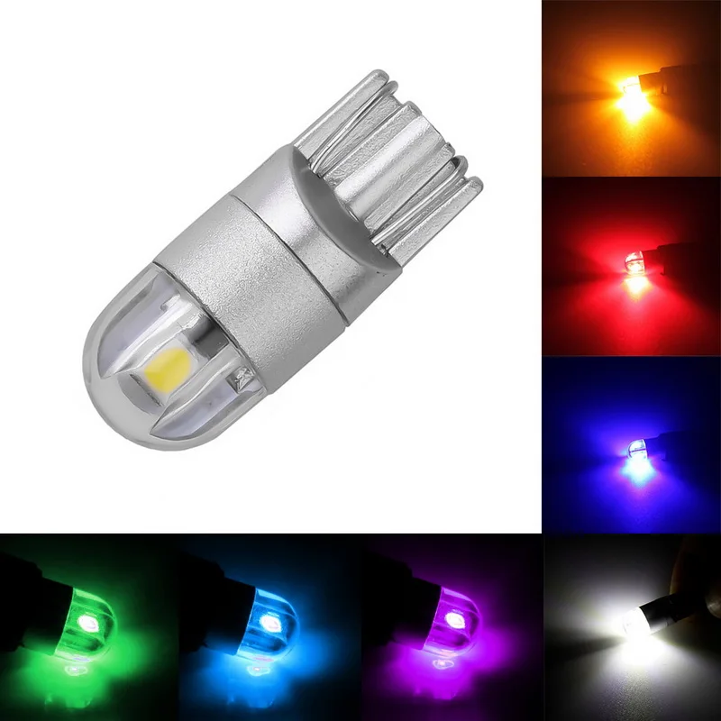 

Auto T10 Led COB 194 W5W LED 3030 Error Free Car Signal Light 6500K Automotive Super Bright Turn Side 12V 200LM Light Lamp Bulb