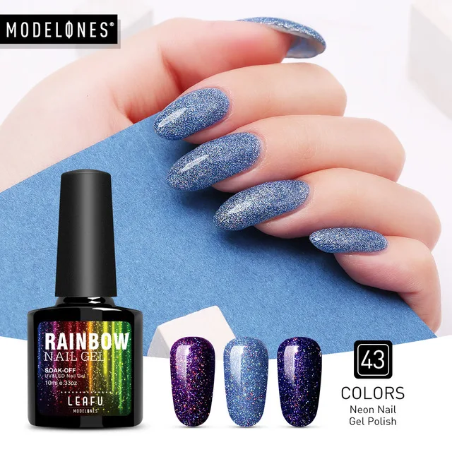 Modelones 10 مللي لامع نيون UV مسمار الورنيش Led مصباح Vernis شبه الدائم الأشعة فوق البنفسجية جيل للأظافر البولندية مسمار الفن الجمال قوس قزح جيل للأظاف... Modelones 10 مللي لامع نيون UV مسمار الورنيش Led مصباح Vernis شبه الدائم الأشعة فوق البنفسجية جيل للأظافر البولندية مسمار الفن الجمال قوس قزح جيل للأظاف...