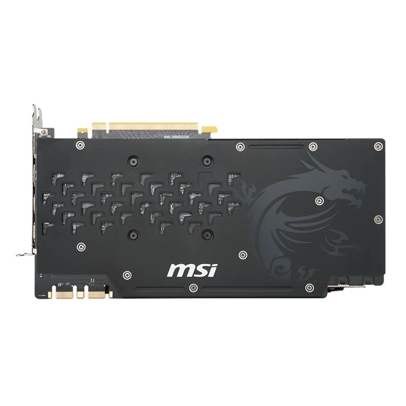 MSI видео карты GTX1080Ti GAMING X 11 г видеокарты 1000 мГц/11 ГБ/128bit/GDDR5X 290*140*51 мм для рабочего