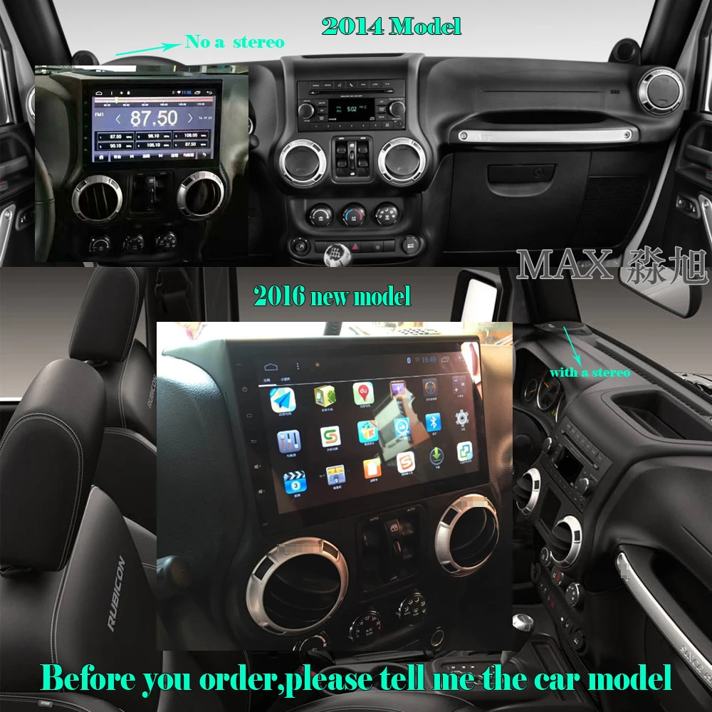Cheap MAX 10.1" Android 8.1.0 Car DVD Player for Jeep Wrangler Car Radio RDS BT 4G WIFI SWC GPS Navigation System Free Map Mirror-Link 5