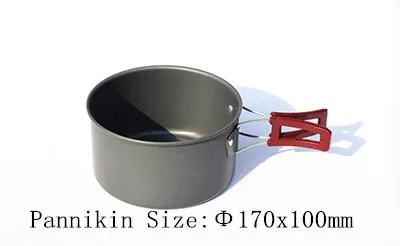 Fuego Arce 6-7 personas cooking pot set acampar al aire libre portátil alimentación cocina del campamento Utensilios de cocina picnic cubiertos al aire libre fmc-212