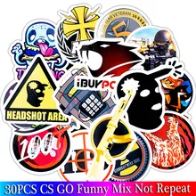 30 шт. в упаковке cs go наклейка s Набор наклеек s для детей багаж скейтборд ноутбук Teem наклейки из игры граффити наклейка для домашнего декора