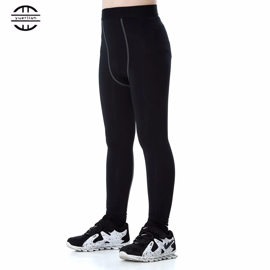 Yuerlian Gym Leggings Sports Tight Fitness Kids Football Kits /17 Sportswear Basketball Jersey Running Pants Boys And Girls