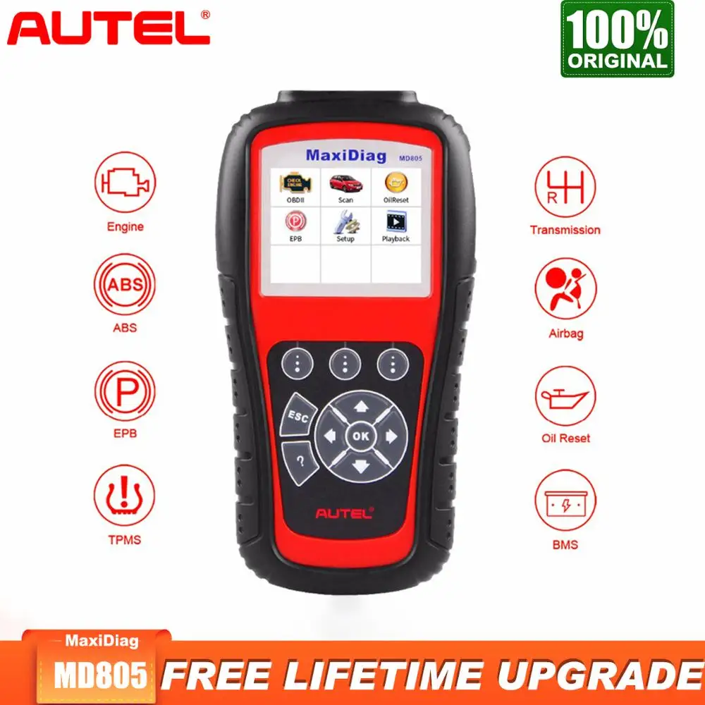 Buy Autel MaxiDiag MD805 OBD2 Scanner Car Diagnostic
