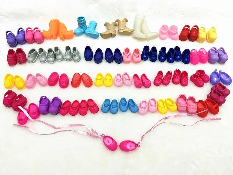 

O for U HOT 50pairs/lot Lovely Kelly Doll Shoes Simba Dolls Casual Shoes Mini Doll Boots Sandals Kid's Little Toy Shoes Toy