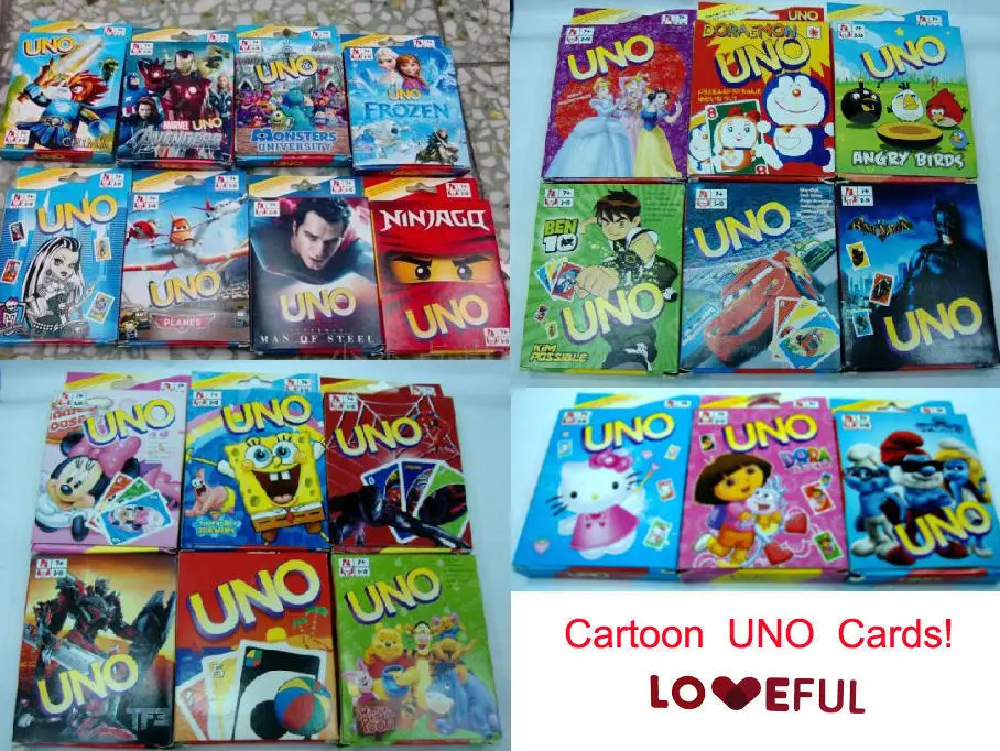 

New Cutely Cartoon Card Game Paper Playing Card Family Fun Party Gifts