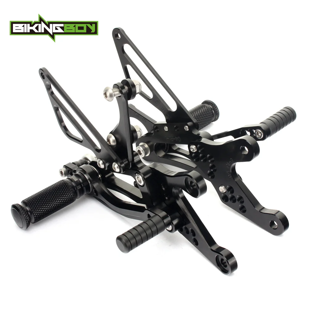 

BIKINGBOY Full Set For YAMAHA YZF R1 YZF-R1 1998 1999 2000 2001 2002 2003 98-03 Rearsets Rear Set Footpegs Footrests Aluminum