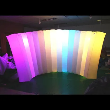 

Free shipping 3.5m wide*2m high inflatable photo booth wall for exhibition