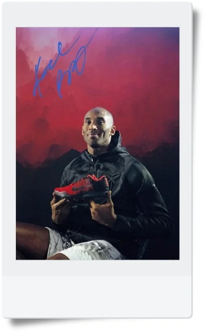 

signed Kobe Bryant autographed original photo 7 inches free shipping 08201702
