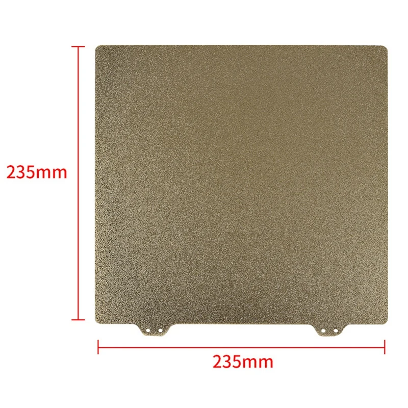 235x235 Ender 3 двухсторонняя текстурированная пружина Pei стальной лист с порошковым