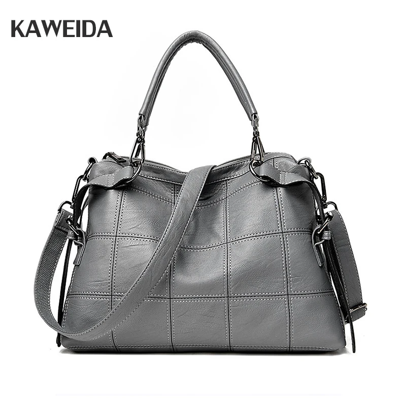 

Real Genuine Leather Handbags Women Casual Shoulder Bag Brand Designers Hand Bags european Style Crossbody Messenger Bags