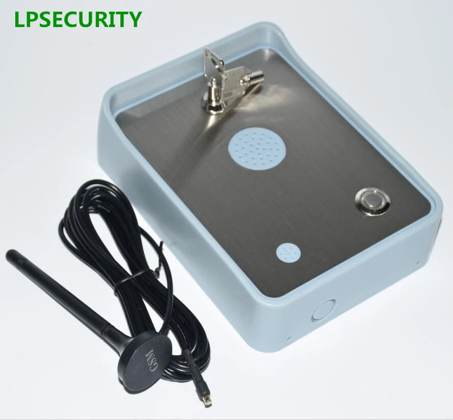 LPSECURITY 4G GSM intercom wireless door lock and gate opener access controller and service help calling