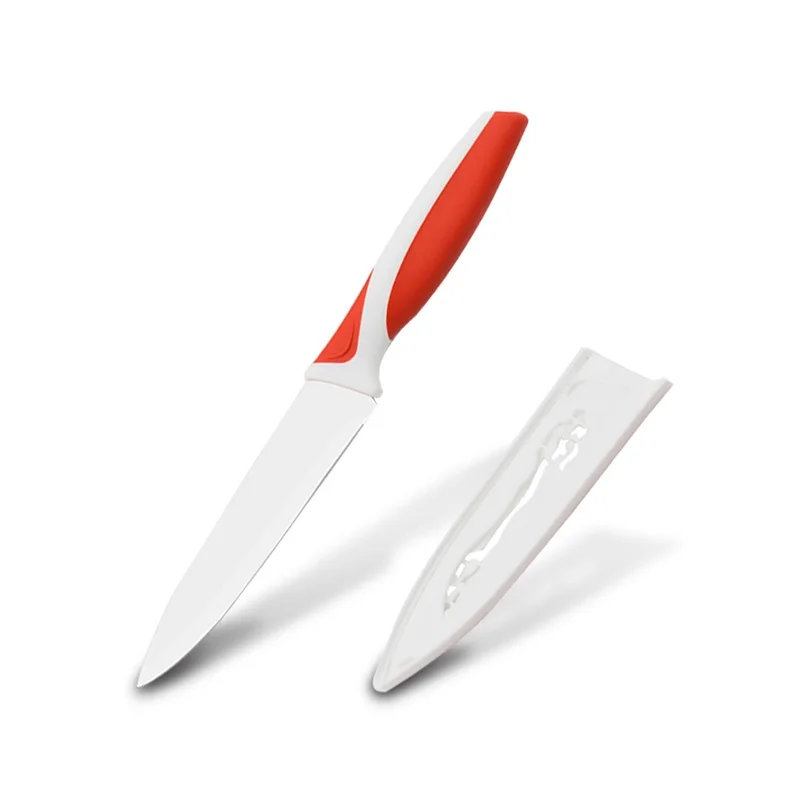 UPSPIRIT, кухонные ножи из нержавеющей стали, 4, 4,5, 8 дюймов, нож шеф-повара для хлеба, многофункциональный нож для очистки овощей, ножи для фруктов, комплект японских ножей - Цвет: Utility Knife