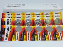 50pcs/lot New Original Panasonic CR2016 2016 3V Button Cell Battery Coin Batteries For Watch Computer Free Shipping