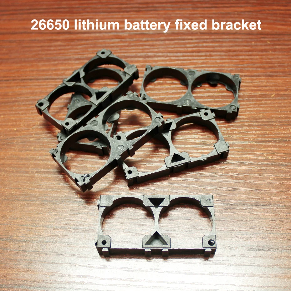 

10pcs/lot 26650 Lithium Battery Abs Fire Retardant Plastic Any Combination Buckle Fixing Bracket Diy Universal Assembly