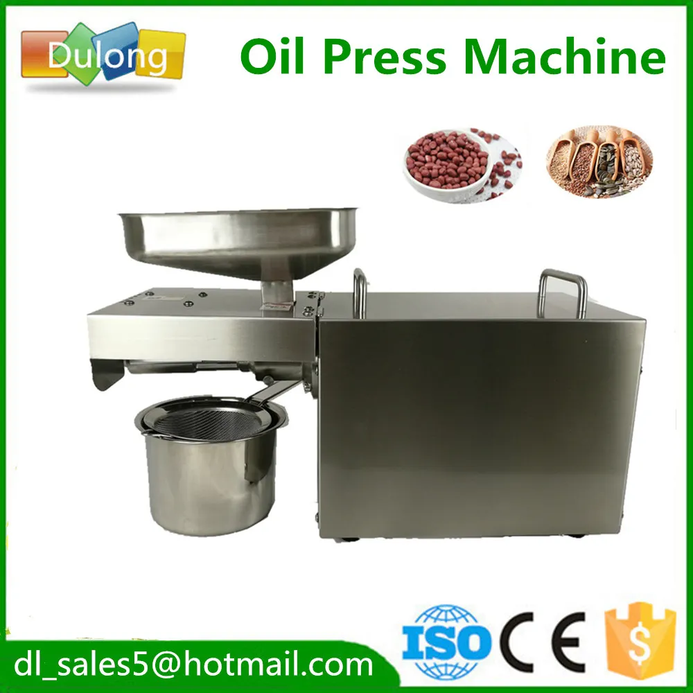Mini  Cold Commercial Oil Press Machine High Oil Extraction Rate Peanut Sesame Oil Press Machine Price