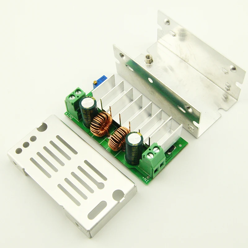 150W 5A DC DC Buck Boost Converter high efficiency input 6 35V turn 1