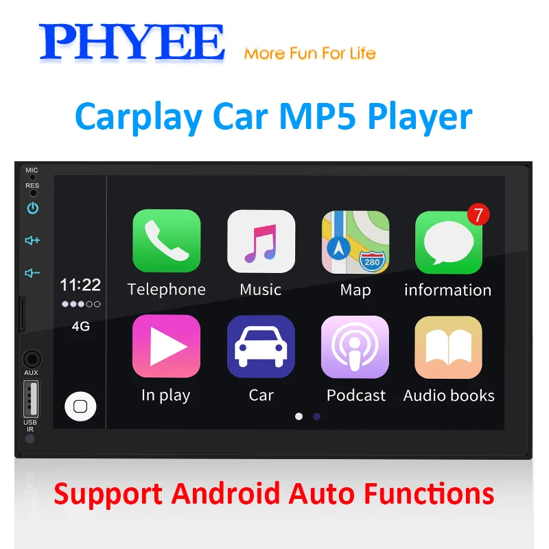 2 Din Apple Carplay coche Radio Bluetooth Android Auto 7 \ 2 Din Apple Carplay coche Radio Bluetooth Android Auto 7 \