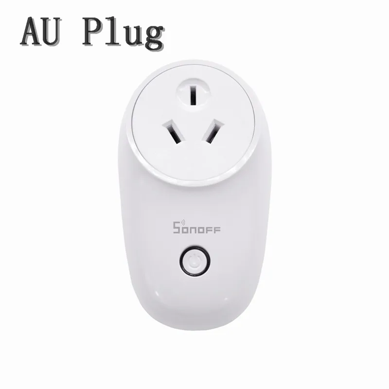 Интеллектуальный выключатель света Sonoff S26 Беспроводной WI-FI Smart Plug-EU/US/UK/CN/AU умная розетка Мощность монитор розетка для Google Home интеллектуальный пульт дистанционного управления Управление - Цвет: 5