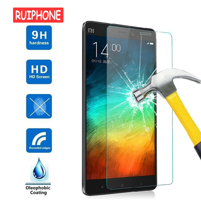 

RUIPHONE 9H Tempered Glass on Xiaomi Redmi 6 6A 5A 4A 3X 3S 3 Pro Note3 Note 5 Pro For Xiaomi Mi5 Mi4C Mi4i Mi4s Protective Film