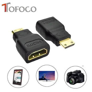 

TOFOCO 1PC HDMI to Mini HDMI + Mini to HDMI Converter Gold Plated HD Extension Adapter Connector for Video TV for Xbox 360 HDTV