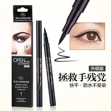 1 шт. ALOBON смягчает 3D карандаш для глаз водостойкая не окрашивающая большой глаз макияж жидкая подводка для глаз начинающих