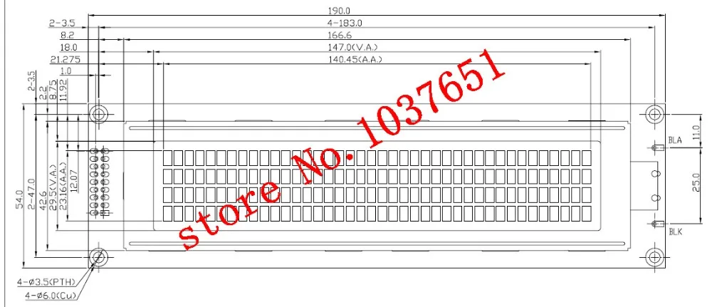 40*4 404 4004 Синий ЖК-дисплей модуль HD44780 5 v LCM4004A LMB404A хорошего качества