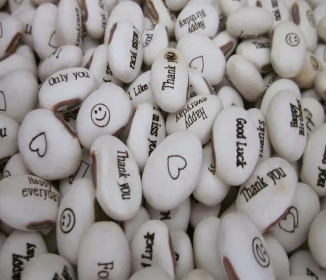 free shipping 100pcs/bag Magic Growing Message Beans /Seeds ,magic bean